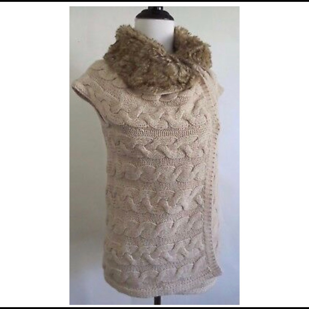 ZARA cream vest